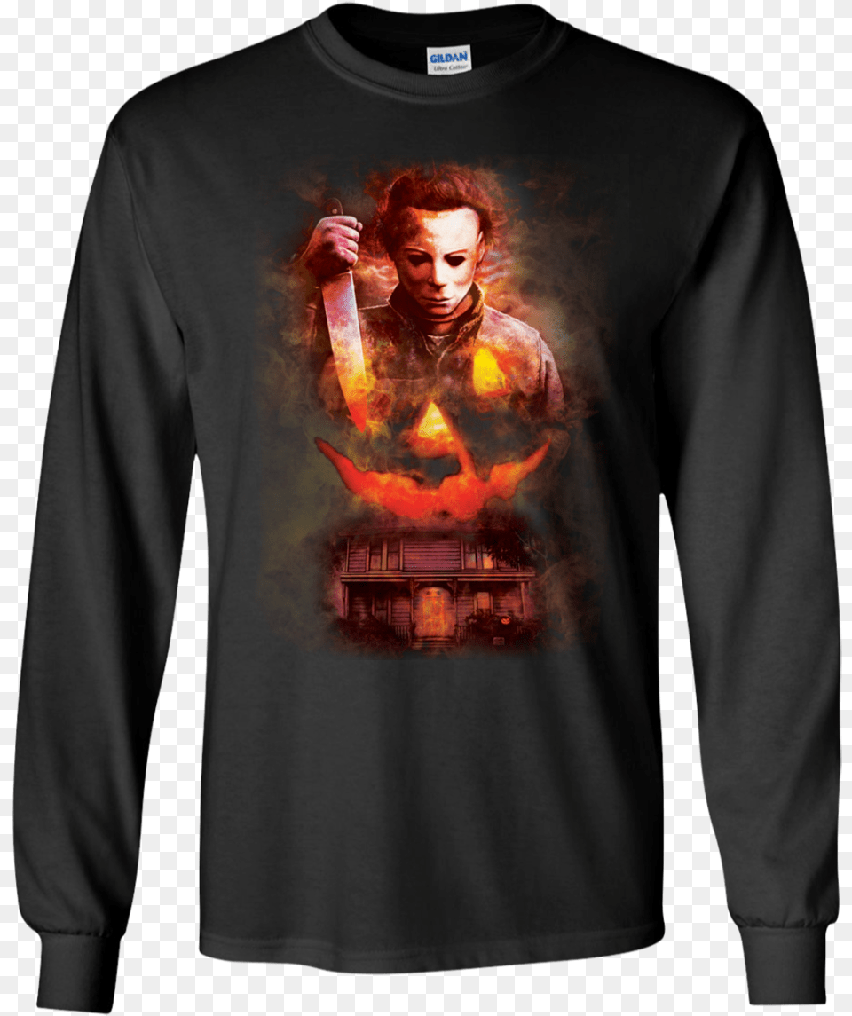 Transparent Michael Myers Mask Bill Cosby Barbeque Sauce, T-shirt, Clothing, Sleeve, Long Sleeve Png Image