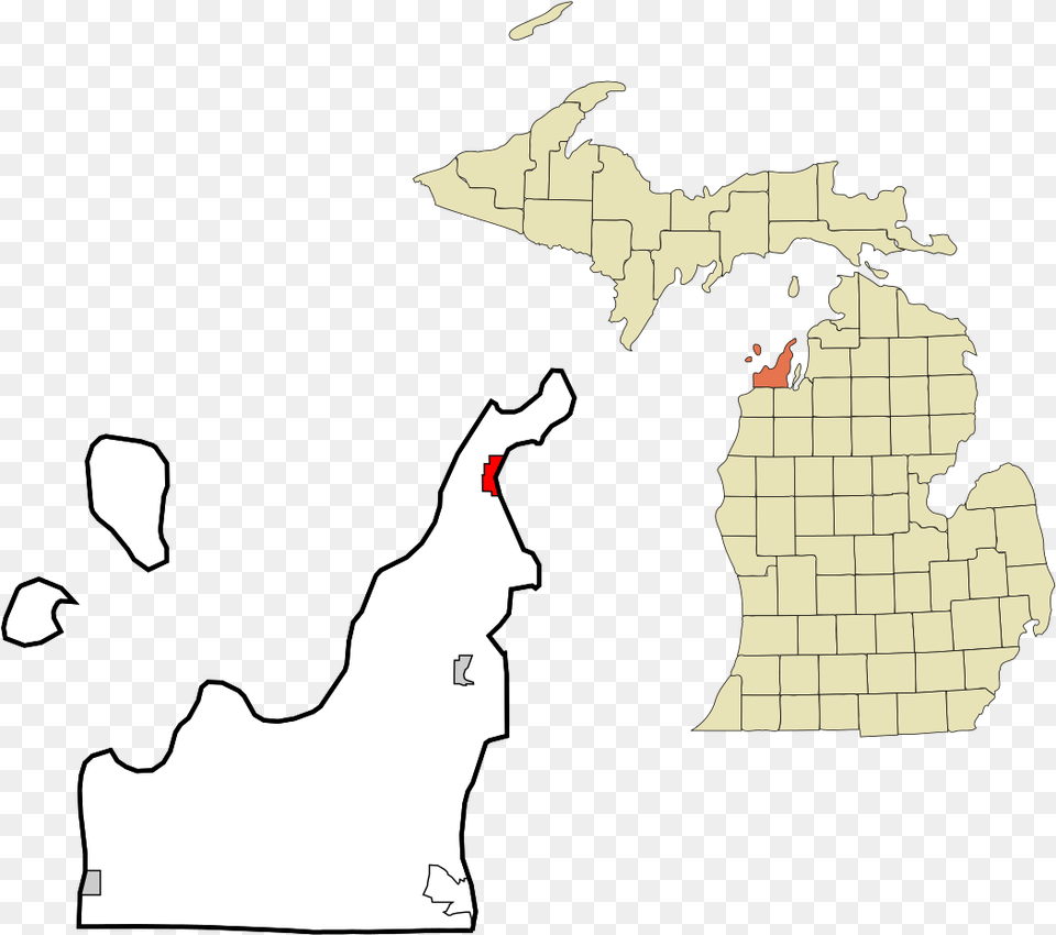 Michigan Outline Michigan Mitten And Up, Chart, Plot, Map, Atlas Free Transparent Png