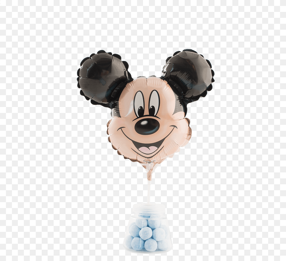 Transparent Mickey Mouse Balloons Mickey Mouse Head, Cream, Dessert, Food, Ice Cream Png Image