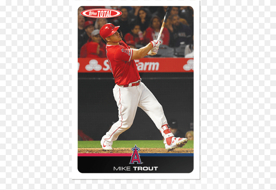 Transparent Mike Trout Topps Total Baseball Cards 2019, Sport, People, Person, Team Sport Png Image