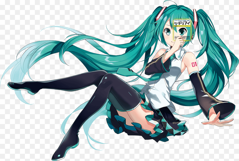 Transparent Miku Hatsune, Publication, Book, Comics, Adult Png