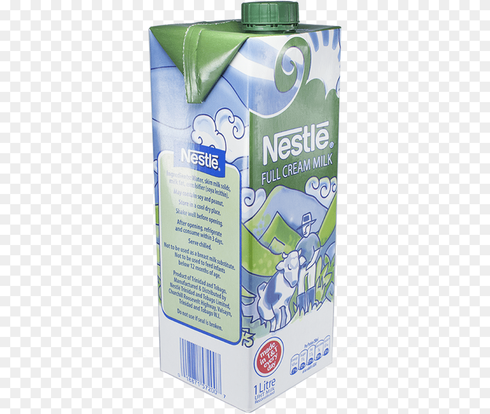 Transparent Milk Carton Nestle Full Cream Milk, Box, Cardboard, Beverage Png