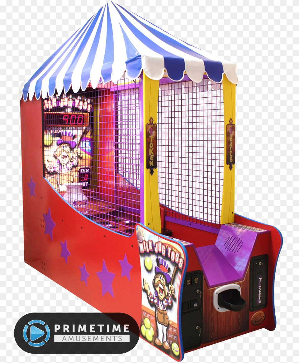 Transparent Milk Jug Arcade Game, Play Area, Person, Indoors Png Image