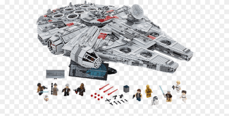 Transparent Millennium Falcon Old Ucs Millennium Falcon, Aircraft, Spaceship, Transportation, Vehicle Free Png Download