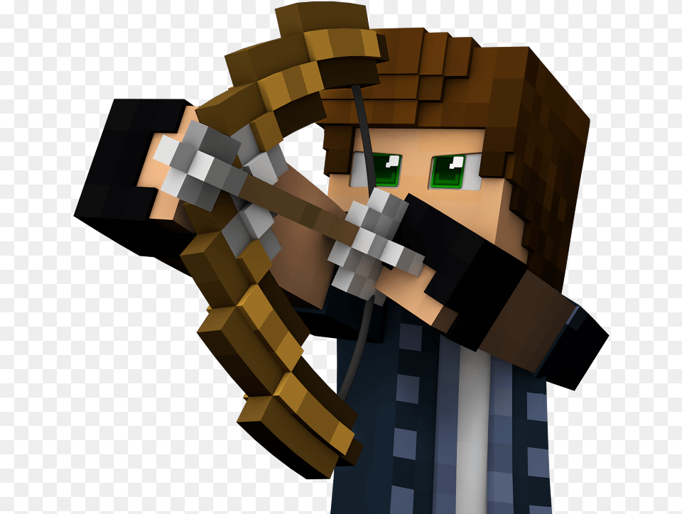 Transparent Minecraft, Weapon, Bow, Archer, Archery Free Png Download
