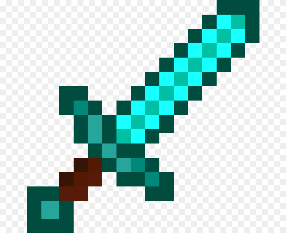 Transparent Minecraft Diamond Sword, Chess, Game, Pattern Free Png