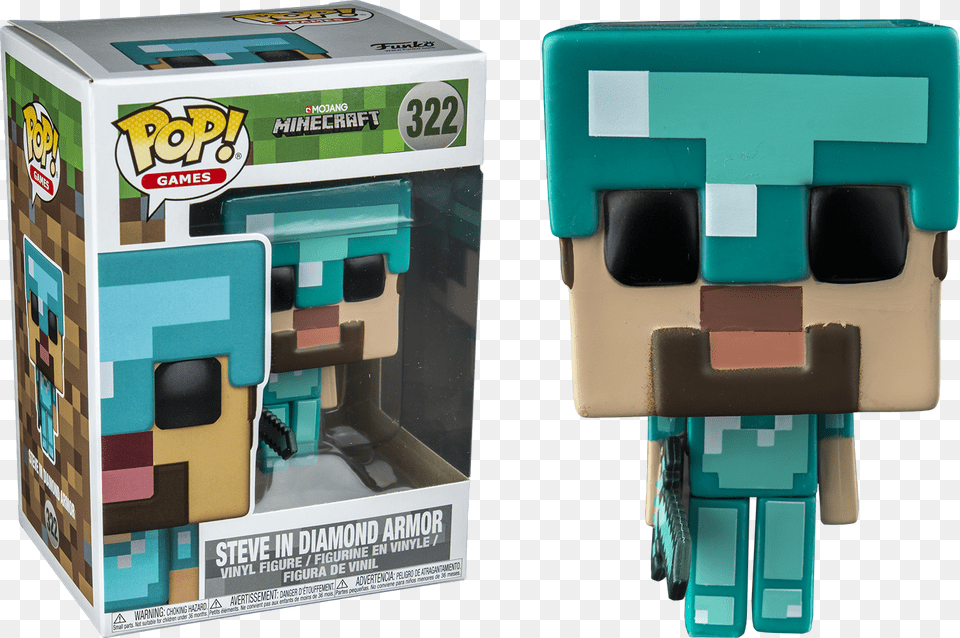 Transparent Minecraft Herobrine Funko Pop Minecraft Alex, Box, Cardboard Free Png