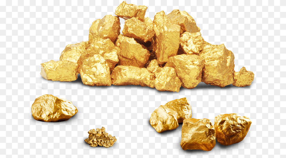 Transparent Mineral Gold Picture Gold Nuggets, Treasure, Bread, Food, Rock Png