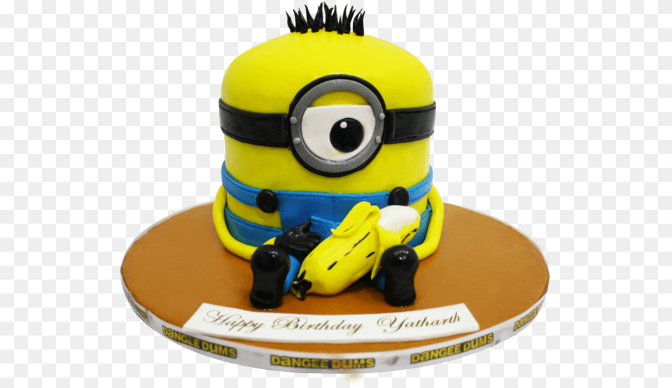 Transparent Minion Birthday Figurine, Birthday Cake, Food, Dessert, Cream Png