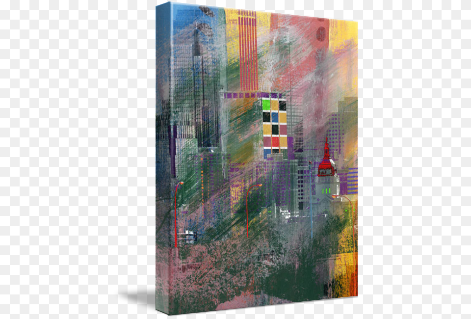 Transparent Minneapolis Skyline Painting, Art, Canvas, Modern Art Png