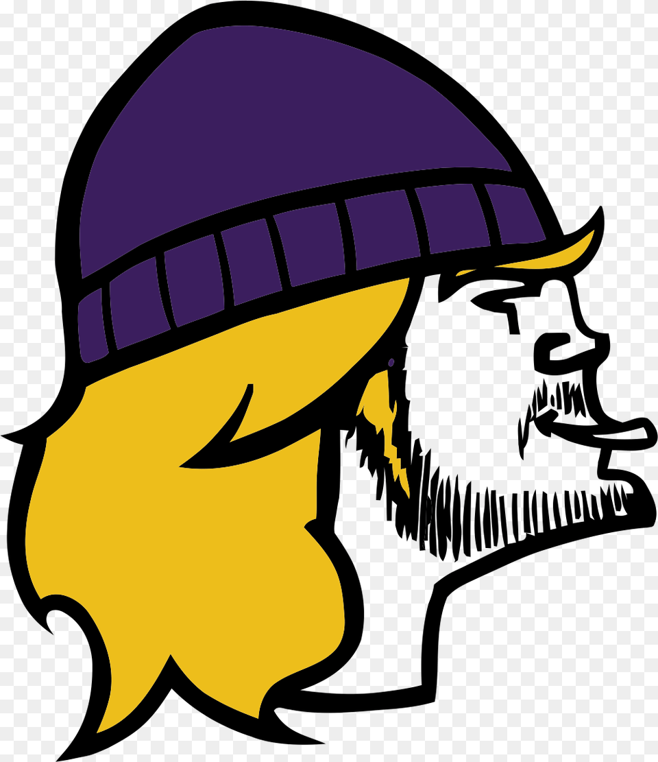 Transparent Minnesota Vikings Clipart Minnesota Vikings Primary Logo, Clothing, Hardhat, Helmet, Stencil Png