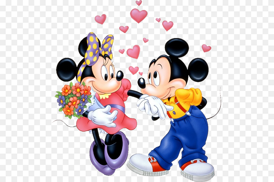Transparent Minnie Clipart Cartoon Mickey Mouse And Minnie Mouse, Art, Book, Comics, Publication Png Image