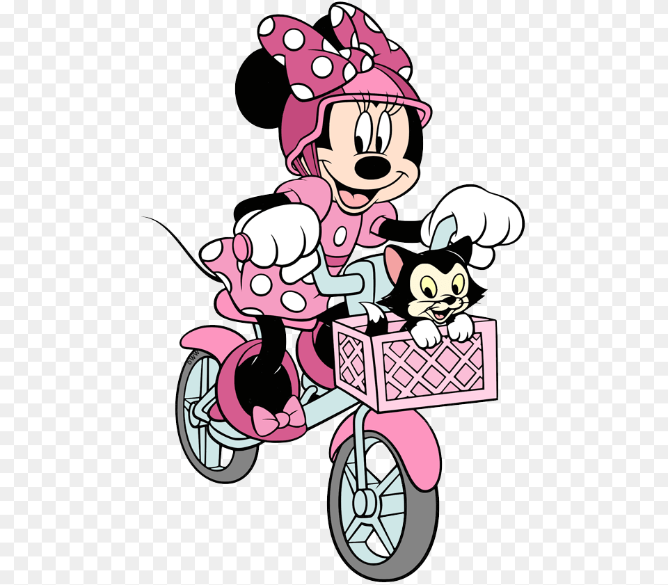 Transparent Minnie Head Minnie Bike Coloring Pages, Cartoon, Wheel, Machine, Tool Png