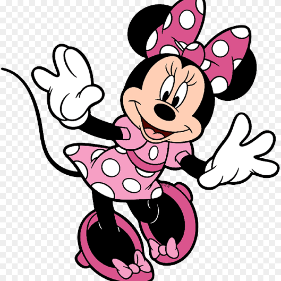 Transparent Minnie Pink Minnie Mouse Pink Cartoon, Animal, Kangaroo, Mammal Free Png