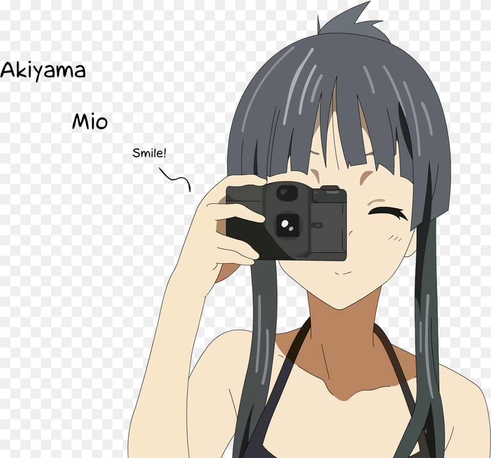 Transparent Mio Akiyama K On Mio Camera, Photography, Adult, Person, Woman Free Png Download