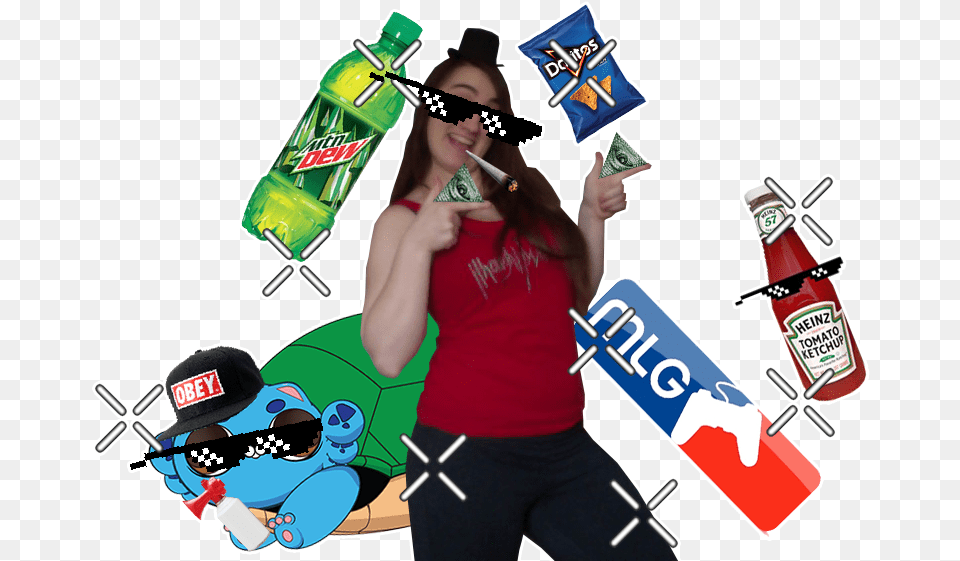 Transparent Mlg Mlg Transparent, Adult, Female, Person, Woman Png Image