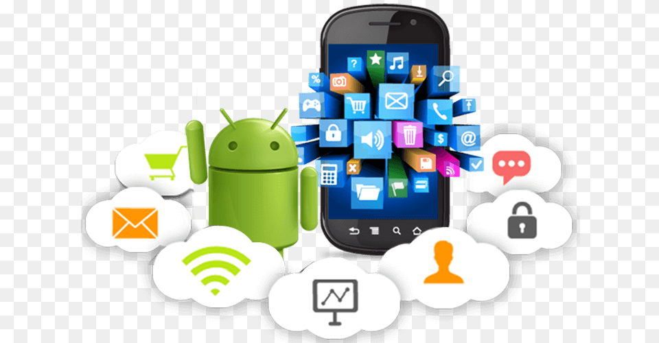 Transparent Mobile App Development Creative Android App Development, Electronics, Mobile Phone, Phone Free Png Download