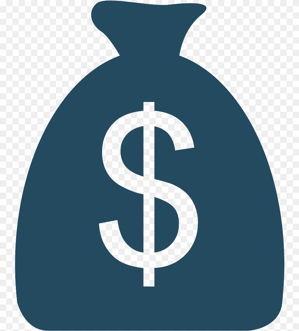 Transparent Money Bag Icon Cross, Symbol, Text Free Png Download