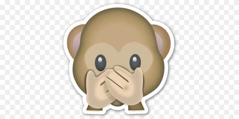 Transparent Money Emojis Go Back Gt Gallery For Gt Monkey Speak No Evil Monkey Emoticon Emoji Pillow Case Cover, Disk, Body Part, Hand, Person Png Image