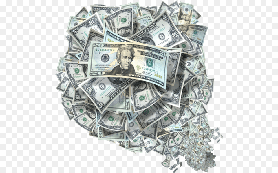 Transparent Money Pile Pile Od Momey, Baby, Person, Dollar, Face Free Png Download