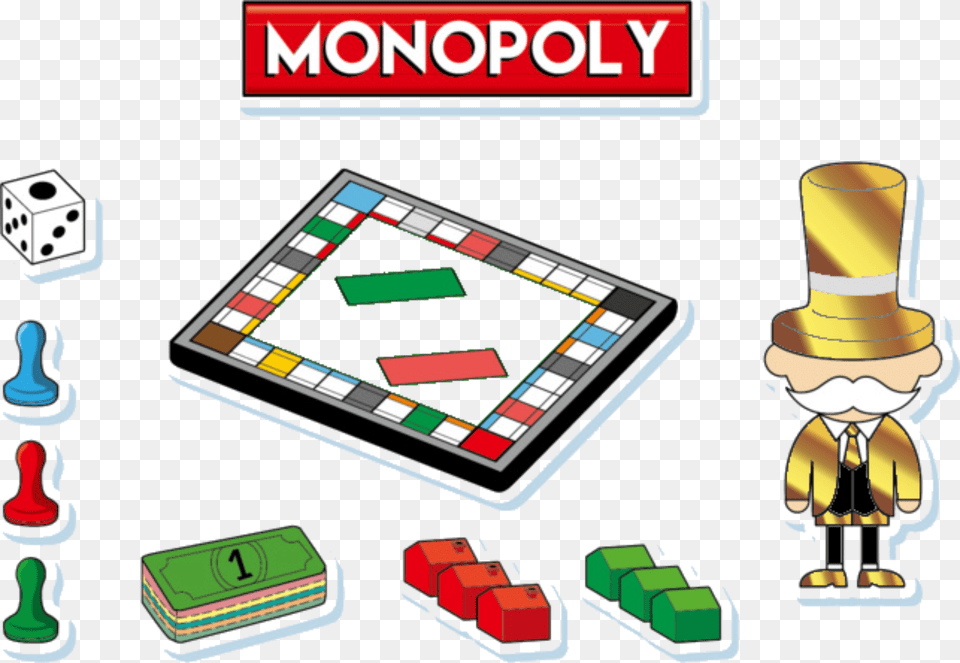 Transparent Monopoly Board Clipart, Person, Game, Electronics, Mobile Phone Png