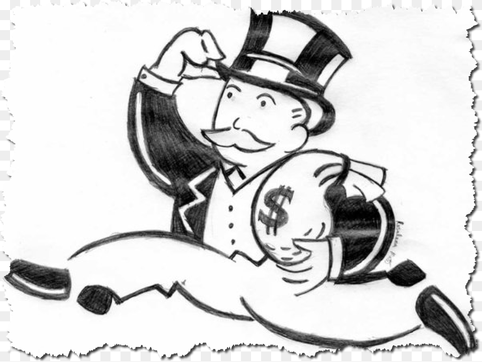 Monopoly Man Clipart Monopoly Man Chasing Money, Stencil, Adult, Female, Person Free Transparent Png