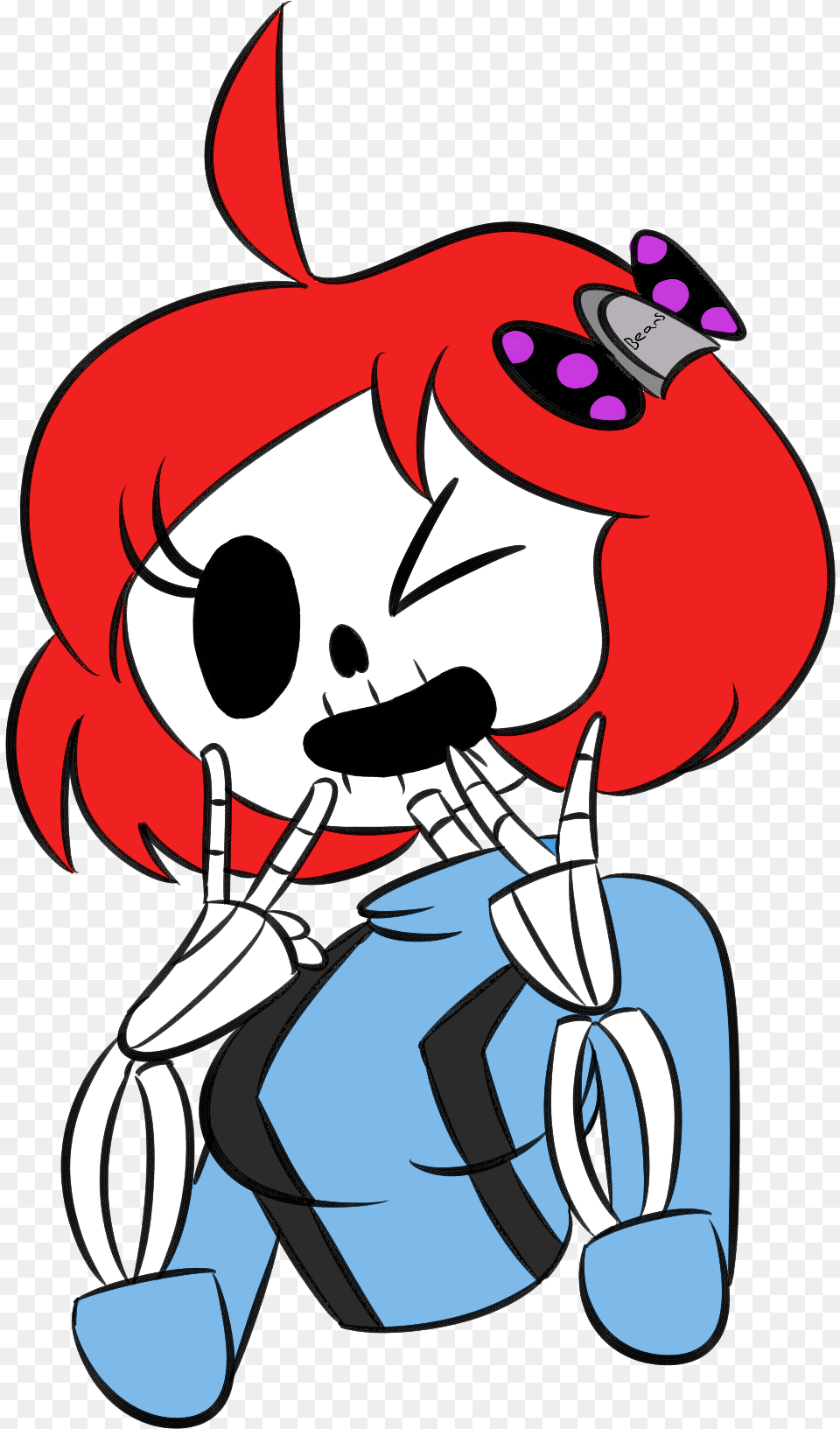 Monster Face Skelly Monster Girl Gamu, Book, Comics, Publication, Cartoon Free Transparent Png