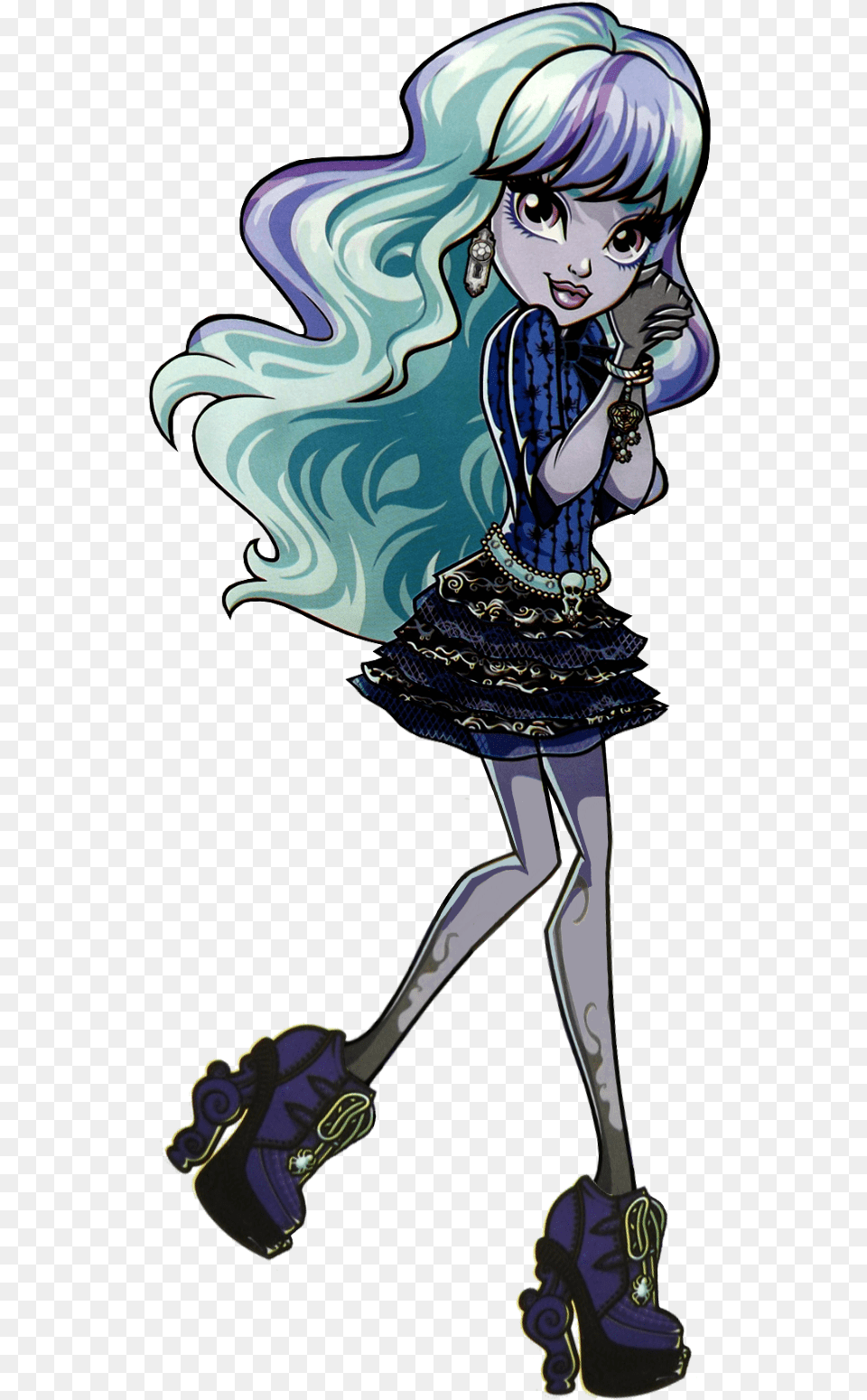 Transparent Monster High Clipart Twyla From Monster High, Book, Publication, Comics, Adult Png Image