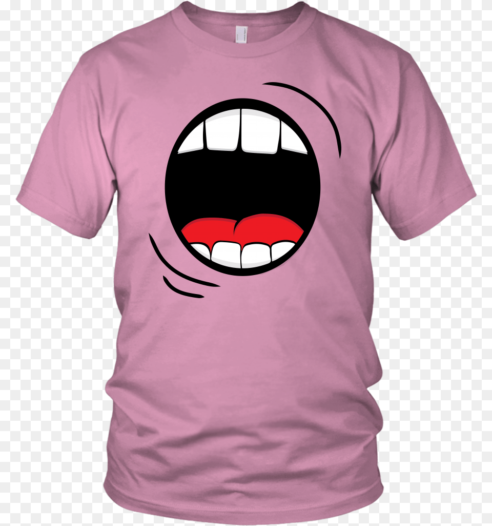 Monster Mouth Purple Shirt Brain, Clothing, T-shirt Free Transparent Png