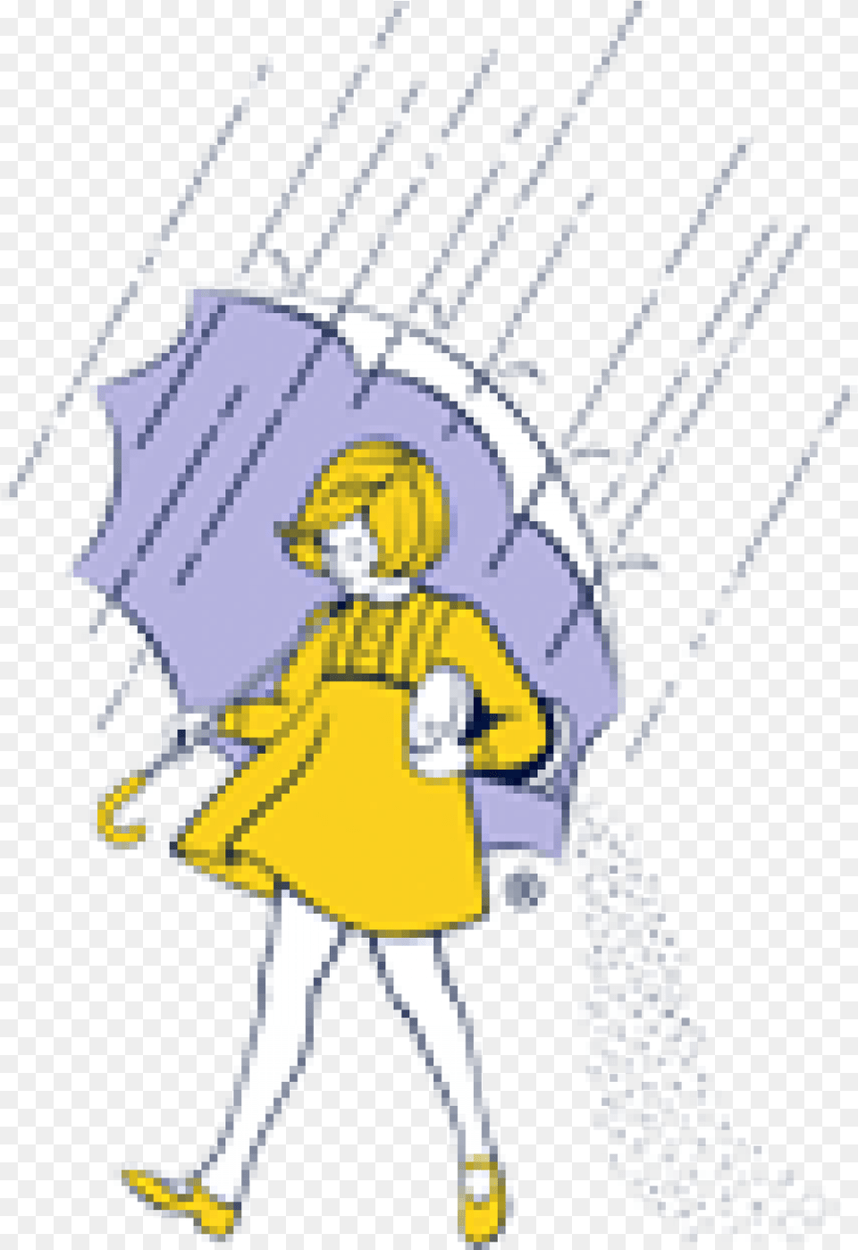 Transparent Morton Salt Umbrella Girl Morton Salt, Clothing, Coat, Person, Book Free Png