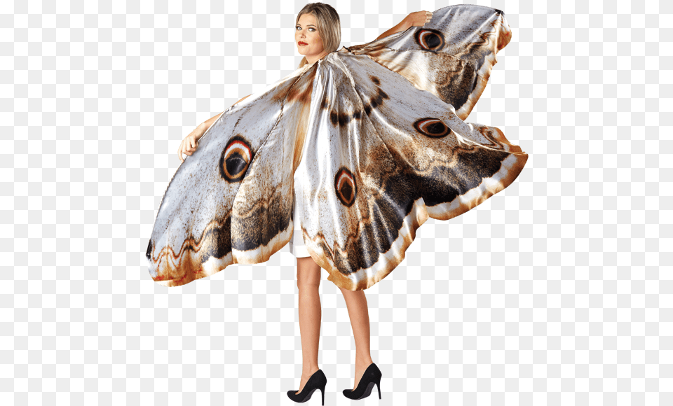 Transparent Moth Wings Butterfly, Adult, Person, Woman, Female Free Png