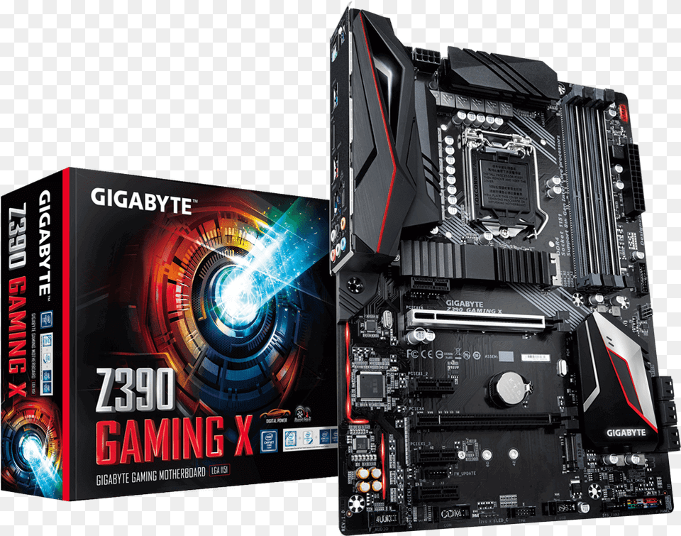 Transparent Motherboard Gigabyte, Computer Hardware, Electronics, Hardware Png Image