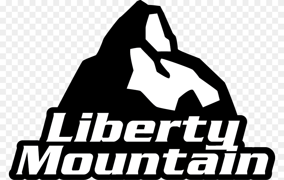 Mountain Climber Liberty Mountain Utah Logo, Bag, Stencil, Accessories, Handbag Free Transparent Png