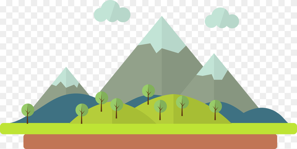 Transparent Mountain Clipart Mountain Cartoon, Triangle, Outdoors, Nature, Mountain Range Free Png Download