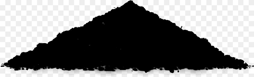Mountain Silhouette Mountain Of Trash, Gray Free Transparent Png