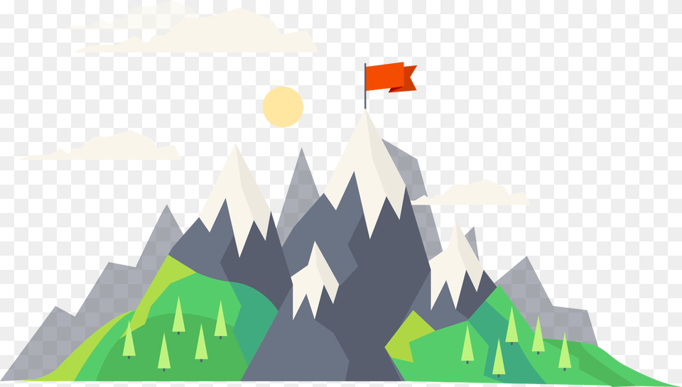 Transparent Mountain Vector Top Of The Mountain, Mountain Range, Nature, Outdoors, Peak Free Png