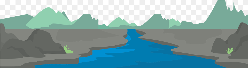 Transparent Mountains Vector Mountain And River Transparent, Ice, Nature, Outdoors, Scenery Png