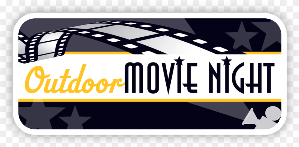 Transparent Movie Night Clip Art Outdoor Movie Night, Dynamite, Weapon, Logo, Text Free Png