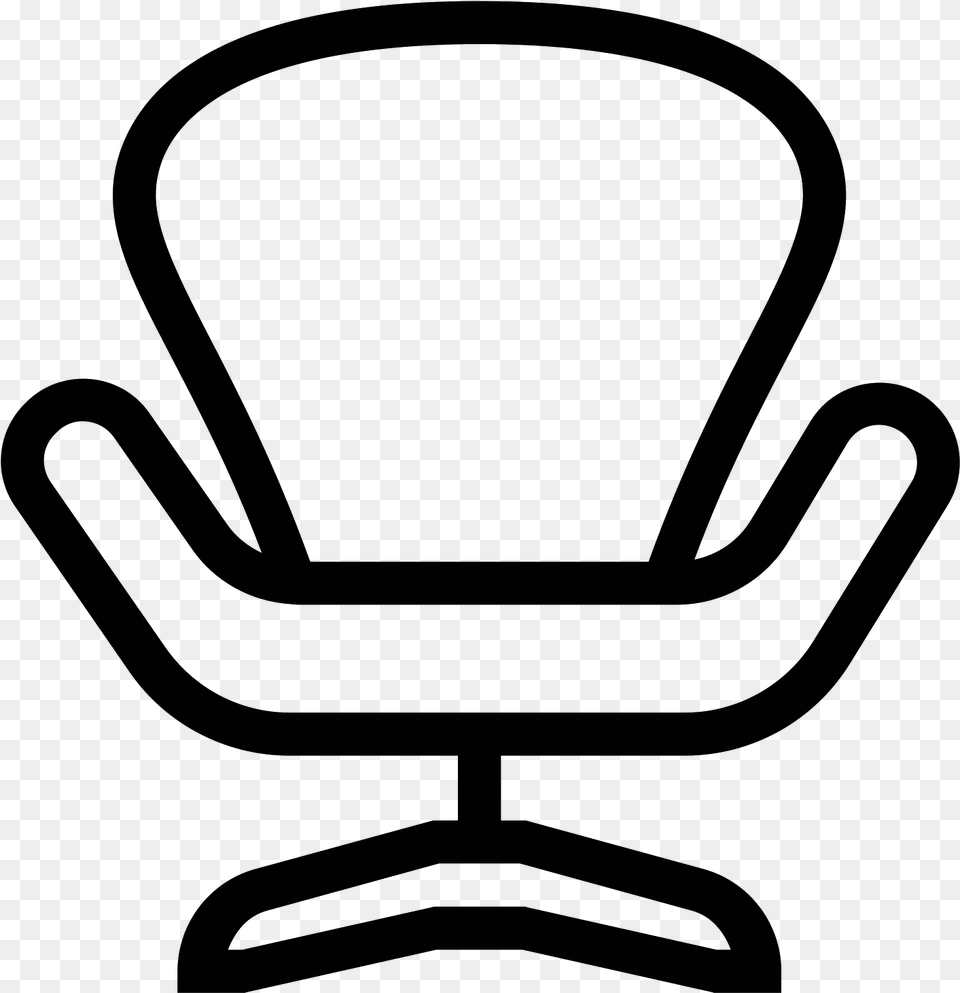 Transparent Movie Star Clipart Chair Icon, Gray Free Png Download