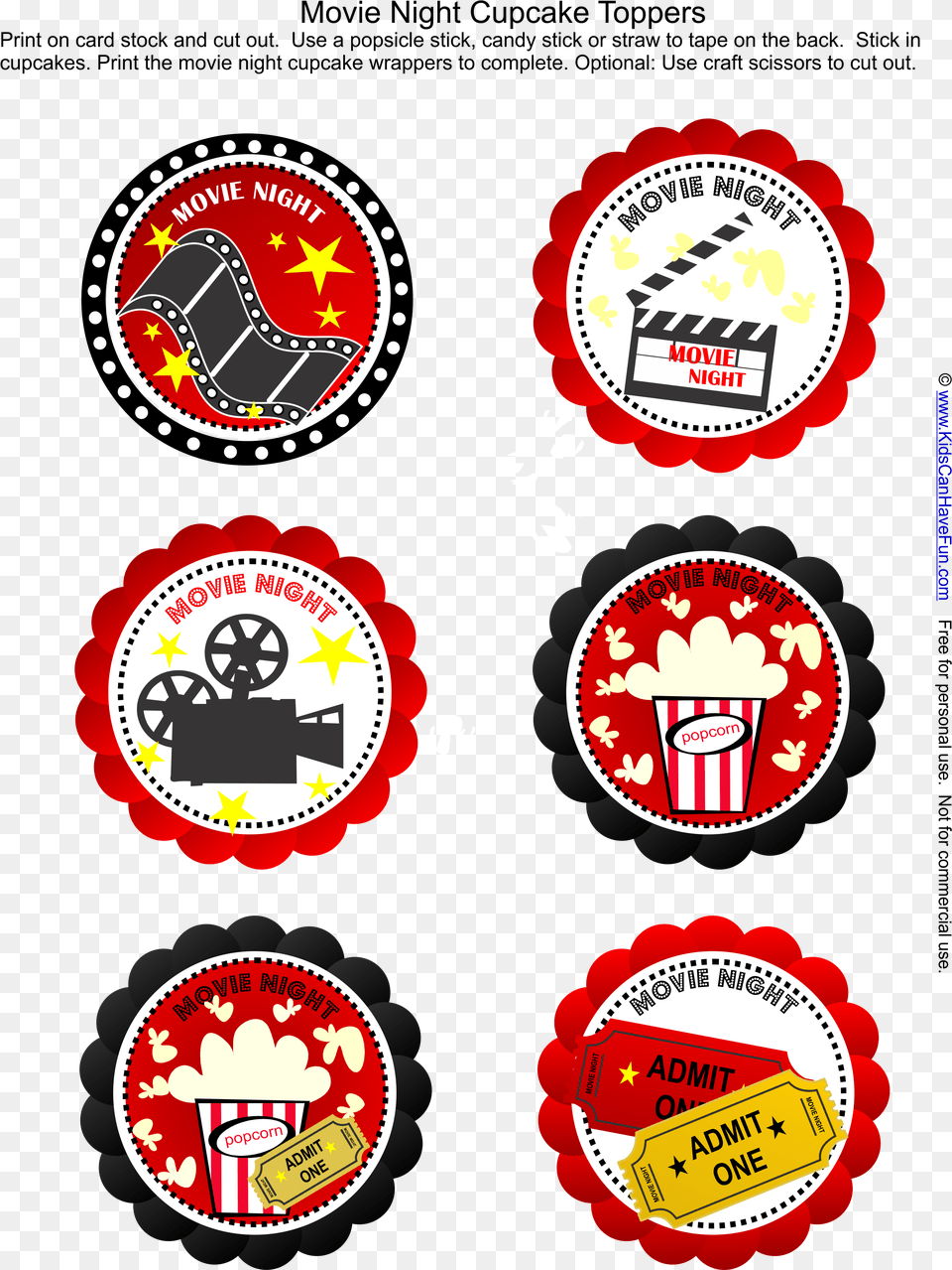 Transparent Movie Theater Popcorn Clipart Movie Camera Clip Art, Sticker, Logo, Badge, Symbol Free Png