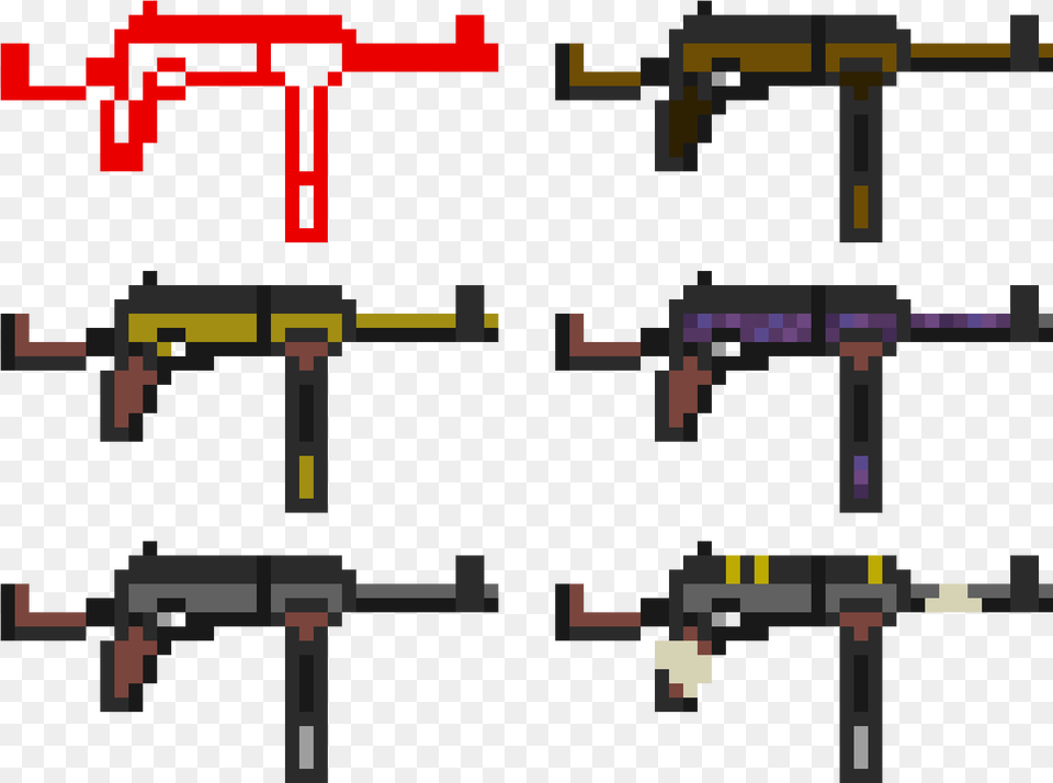 Mp40 Mp 40 Pixel Art, Scoreboard Free Transparent Png