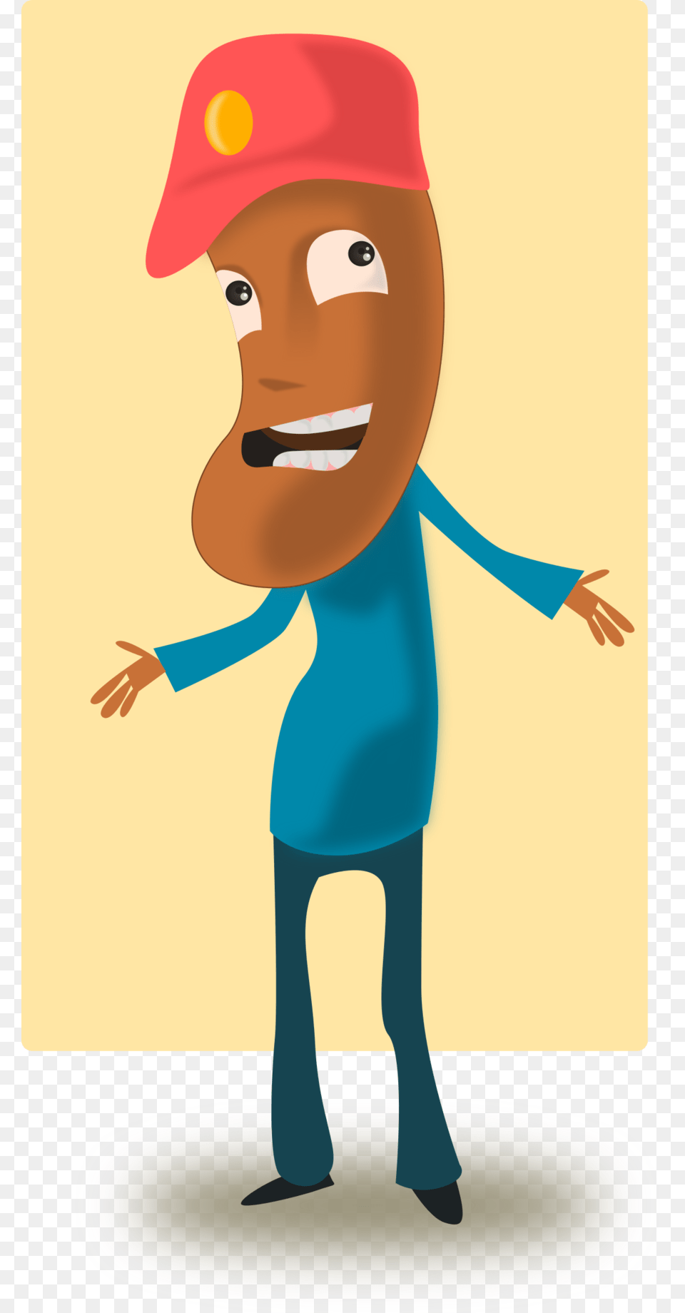 Mr Clipart Toffee Man, Person, Elf, Cartoon, Face Free Transparent Png
