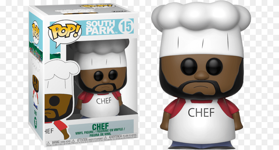 Transparent Mr Hankey Funko Pop South Park Chef, Plush, Toy, Box, Baby Free Png Download