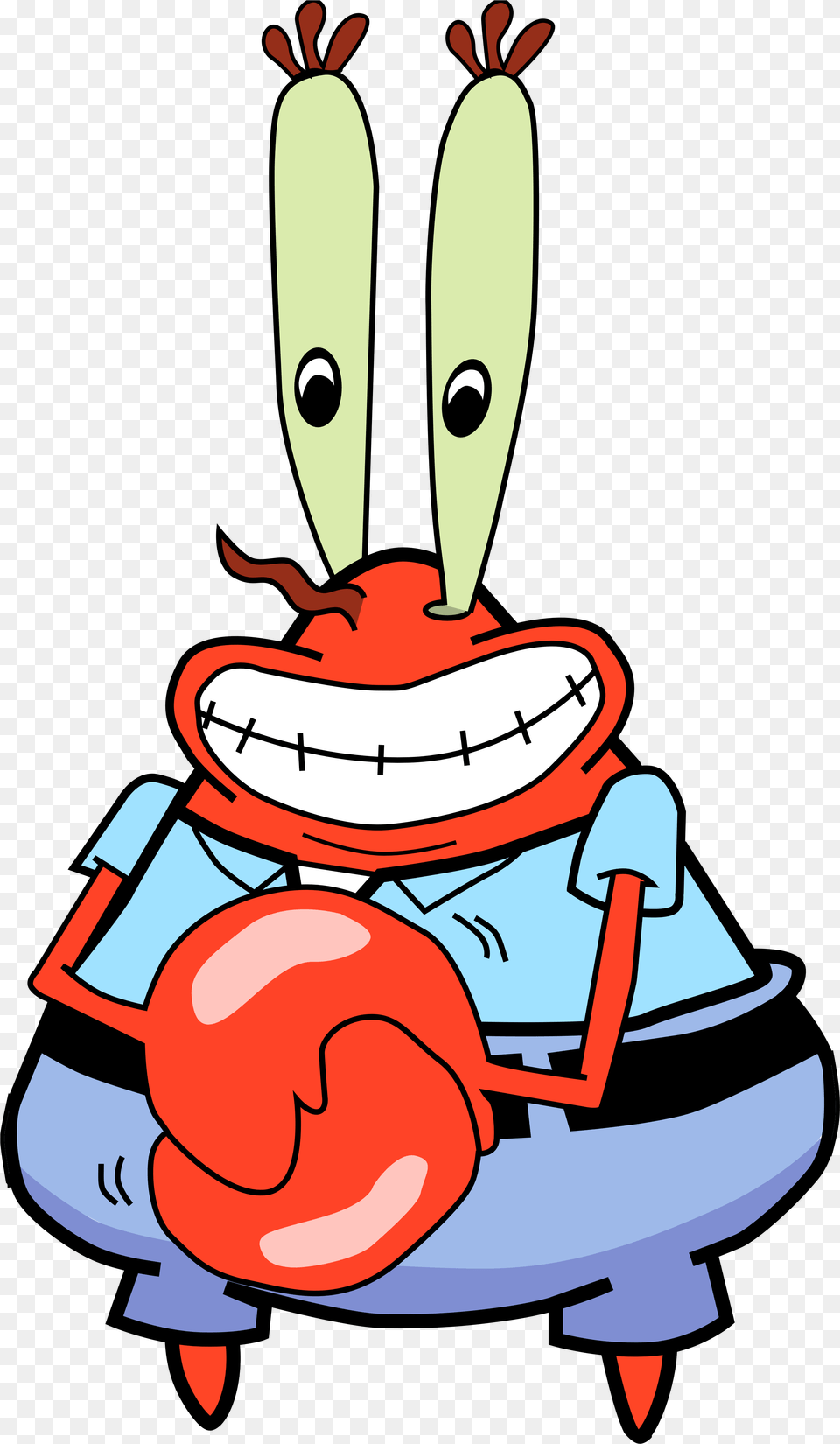 Transparent Mr Krabs Mister Krab Di Spongebob, Cartoon, Bulldozer, Machine Png Image