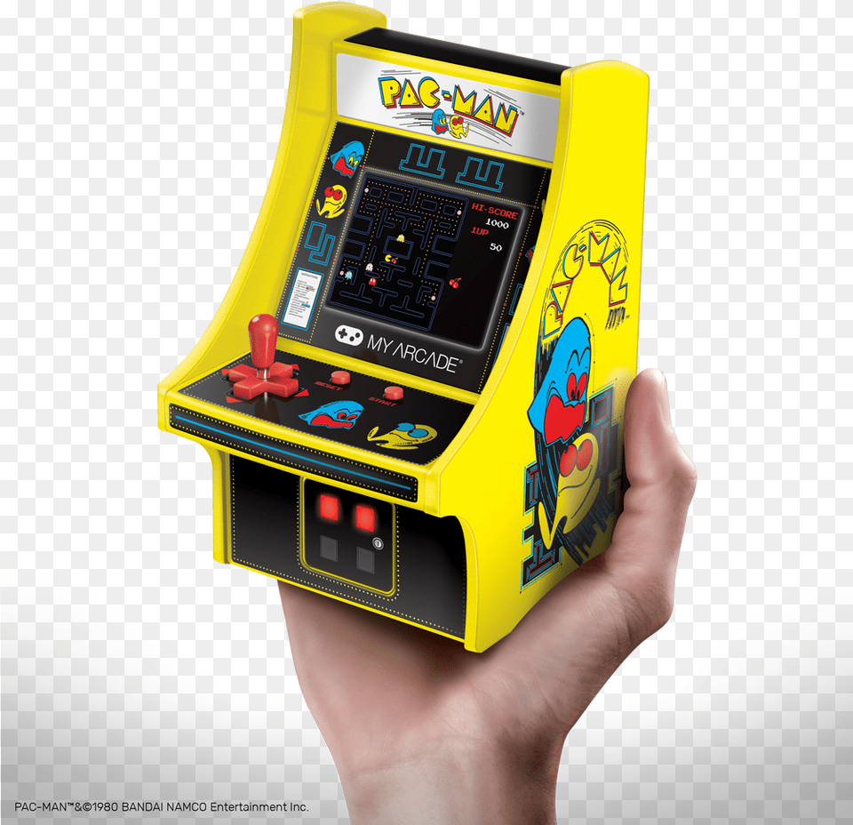 Transparent Ms Pacman Pac Man Mini Machine, Arcade Game Machine, Game Png Image