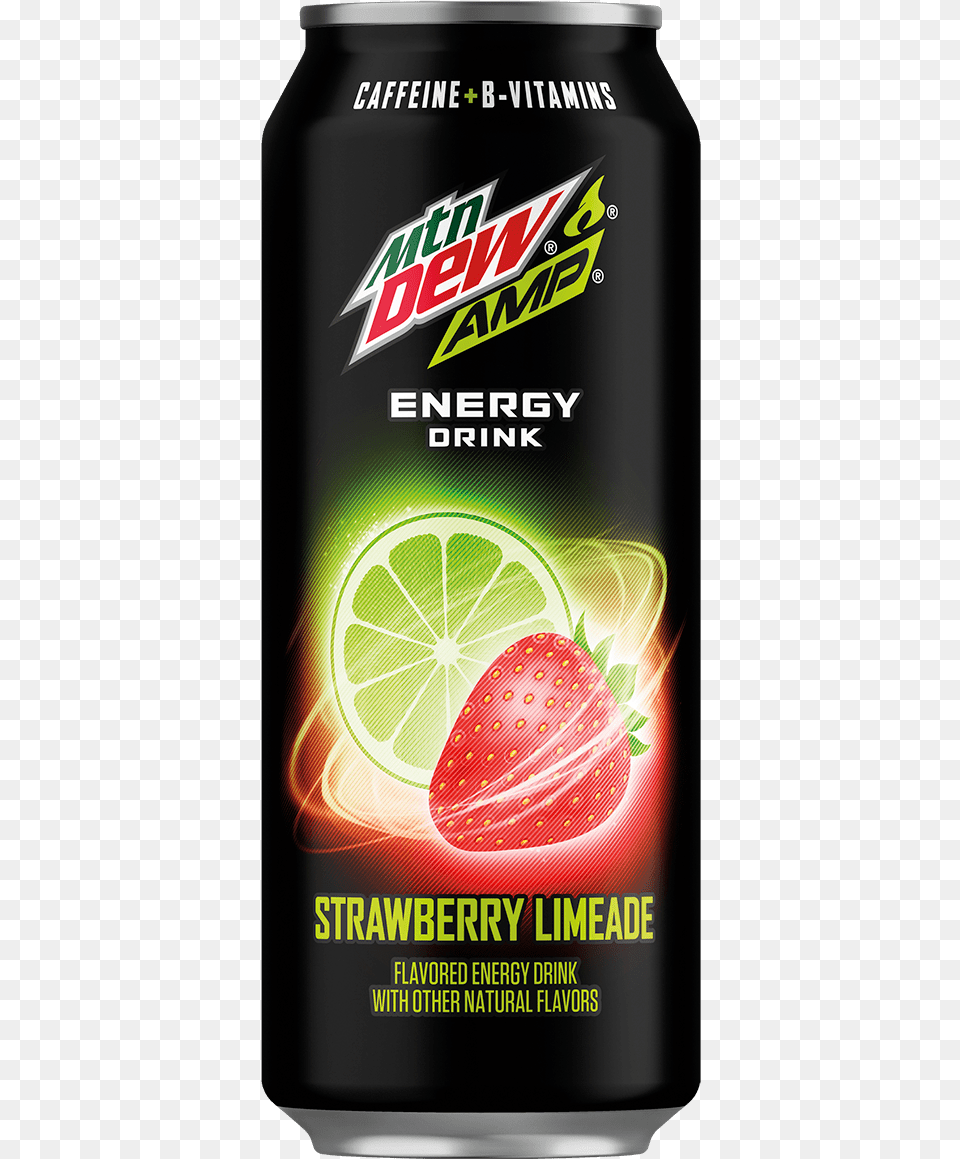 Transparent Mt Dew Strawberry Limeade Energy Drink, Tin, Can, Berry, Food Free Png Download