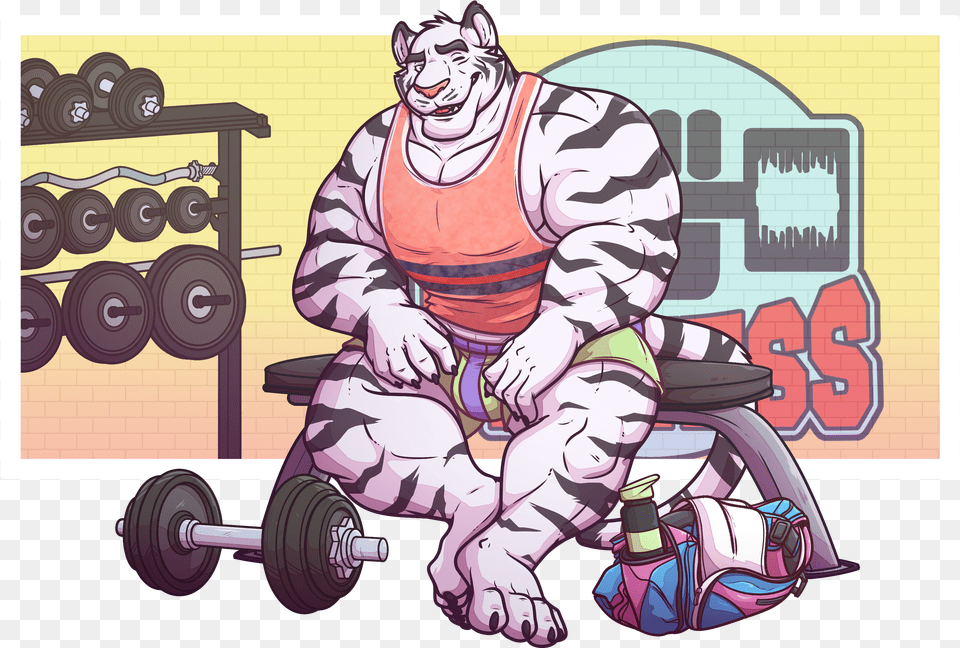 Transparent Muscle Clipart 9039s Gym, Art, Book, Comics, Publication Free Png