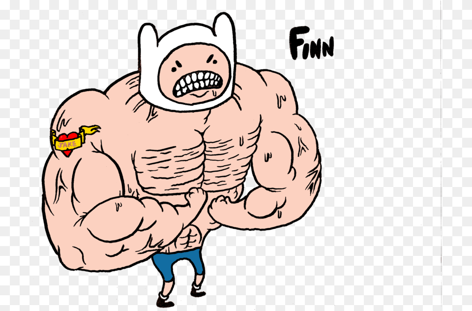 Muscle Clipart Cool Buff Man Cartoon, Body Part, Hand, Person, Animal Free Transparent Png