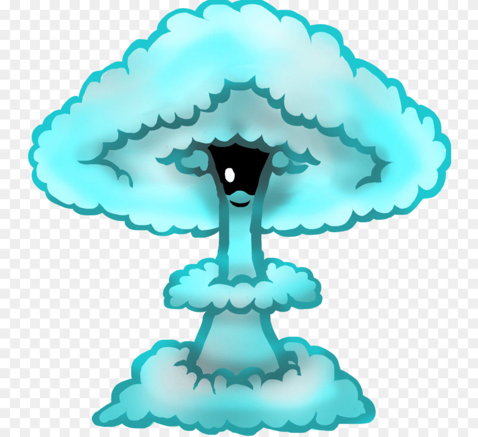 Transparent Mushroom Cloud Pvz Fanmade Plants, Outdoors, Nature, Animal, Cat Png