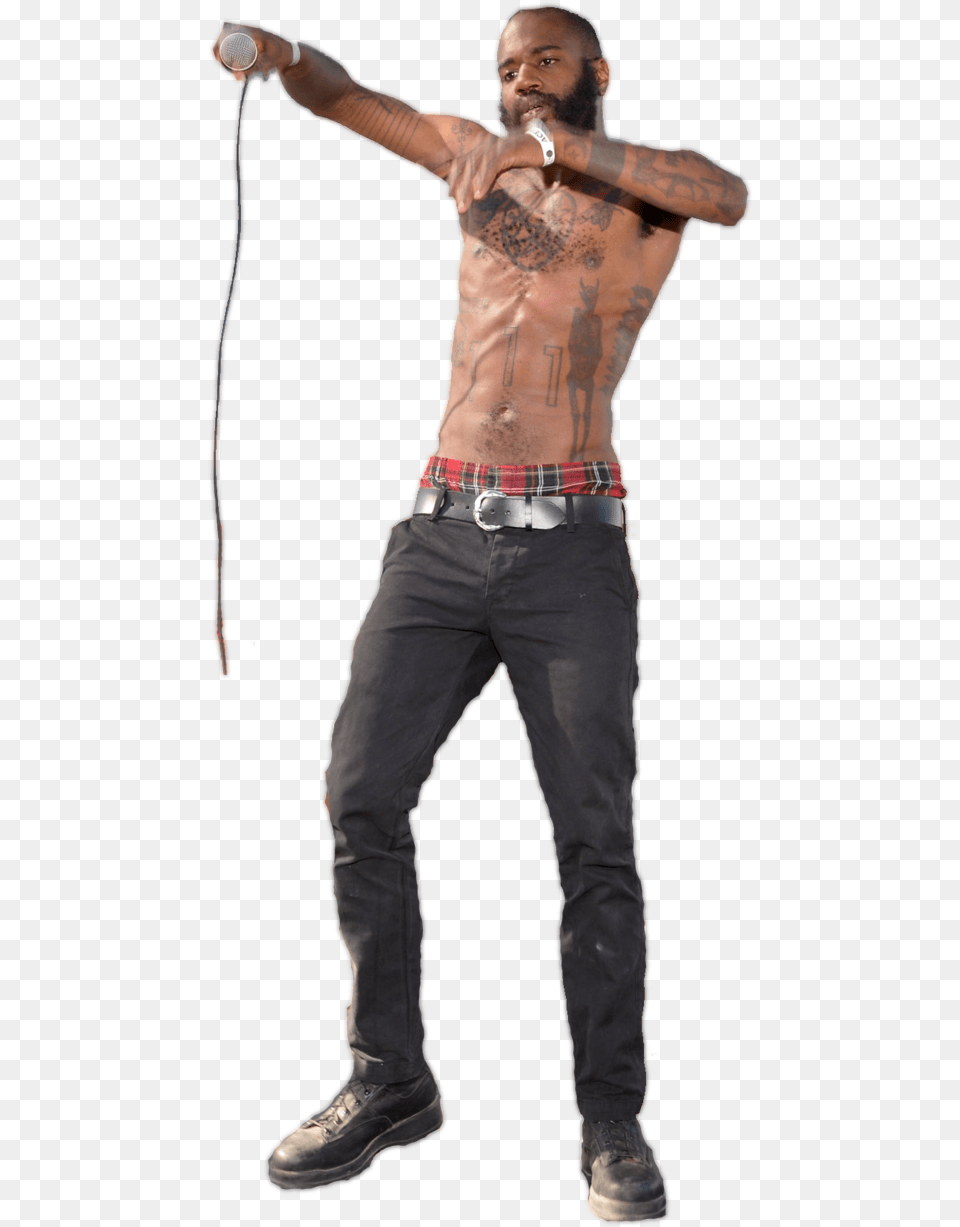 Transparent Music Mc Ride Of Death Grips Mc Ride, Skin, Pants, Tattoo, Person Png
